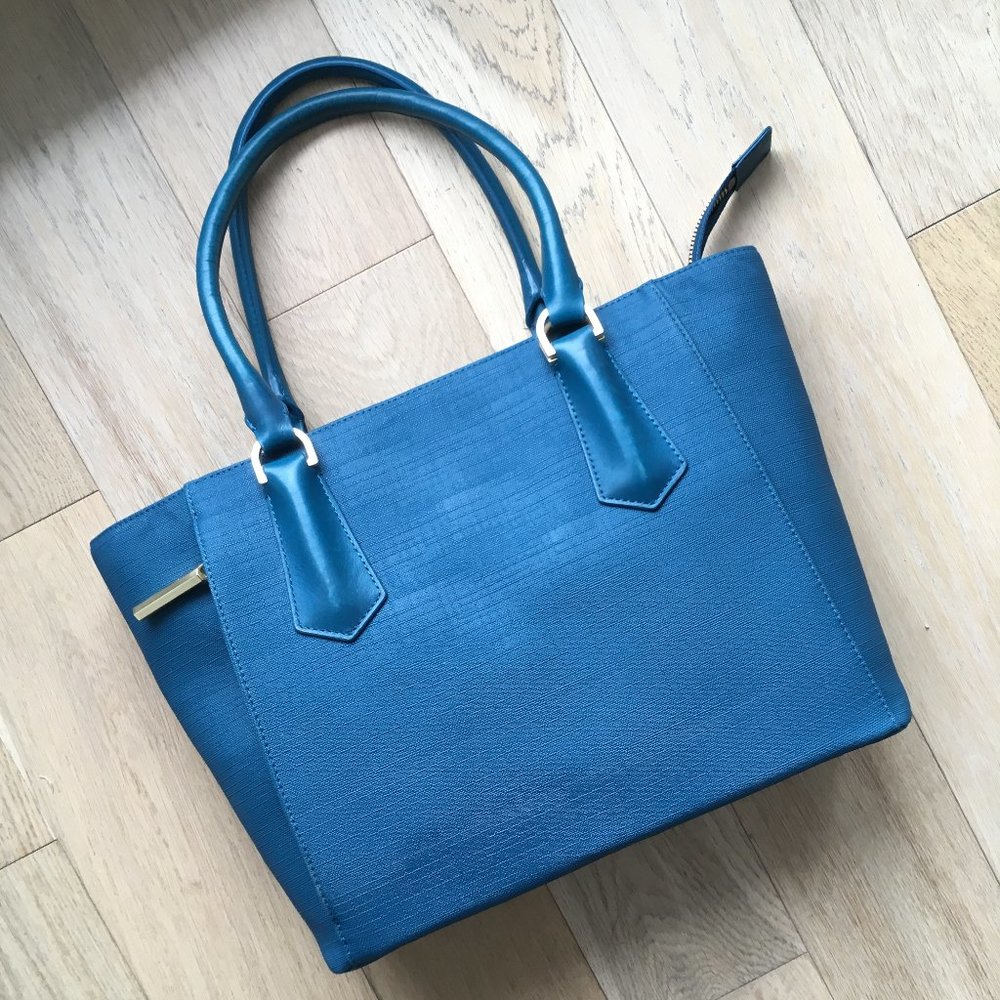 Dagne Dover Turquoise Mini Signature Bag